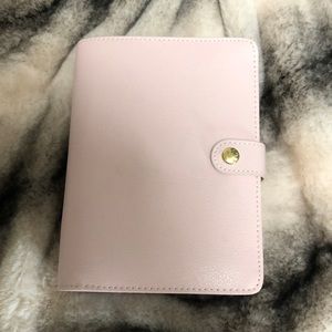 Kikki.K Pale Pink Undated Leather Personal Planner
